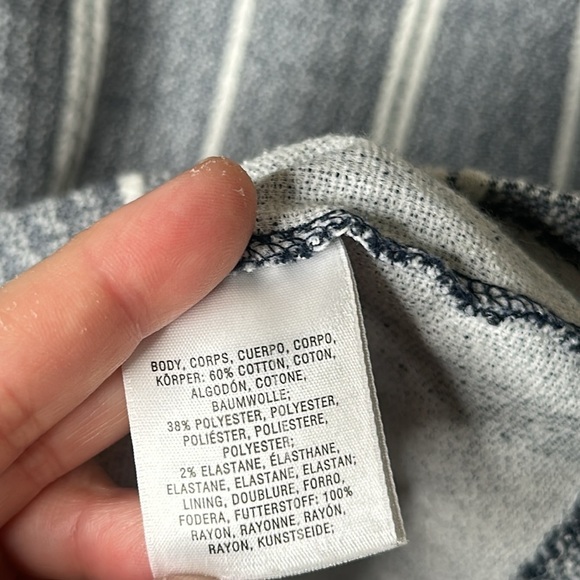 NWOT Anthropologie Maeve Amelia Column Stripe Dress Size Medium Sheath Career - Picture 5 of 10